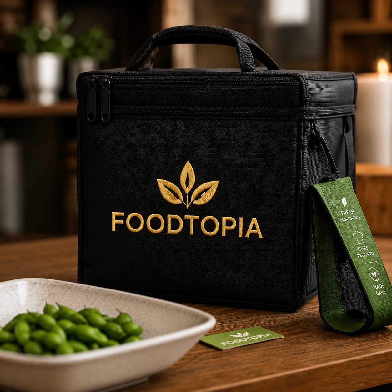 FoodTopia delivery bag
