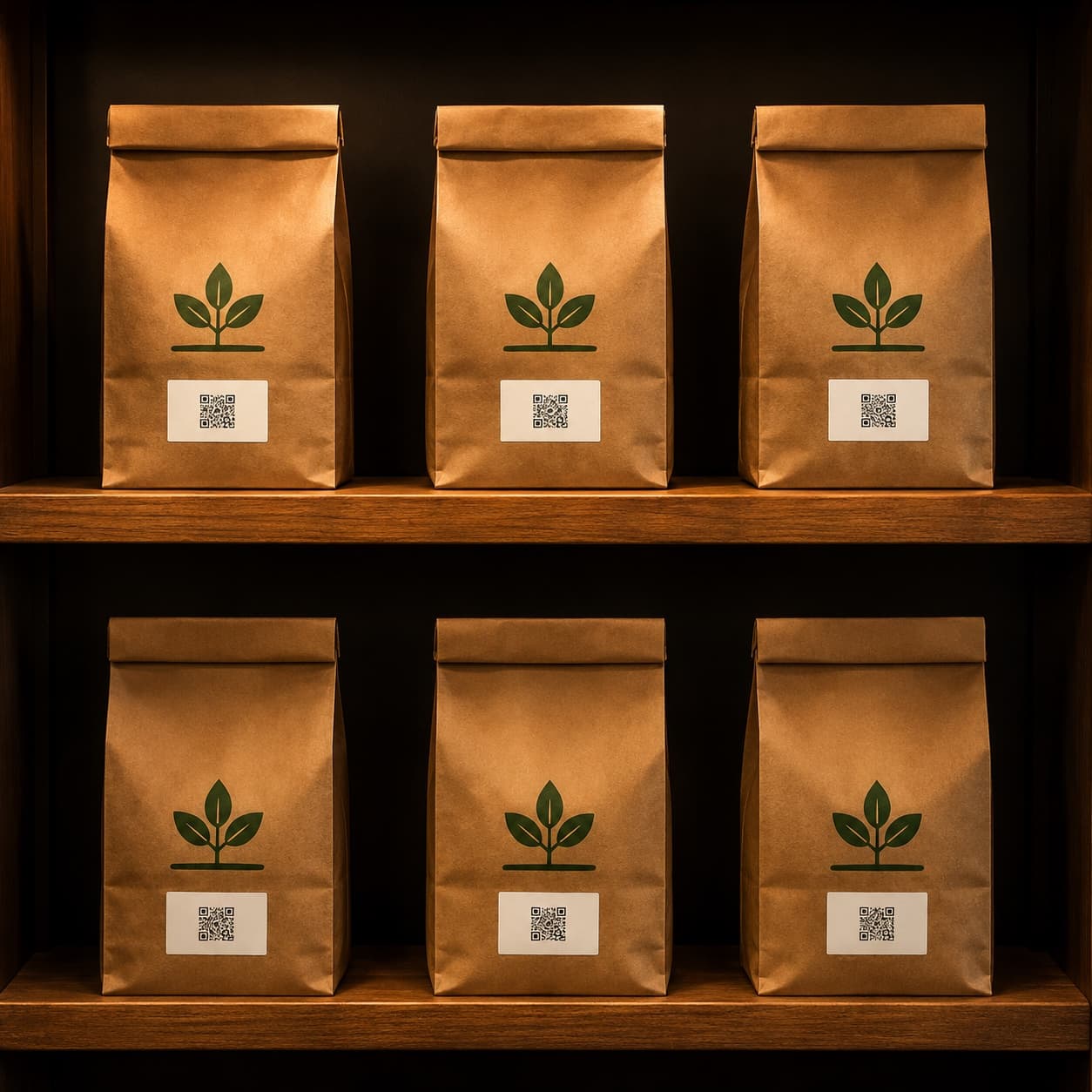 Meals on lobby shelves