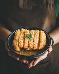 Chef with noodles